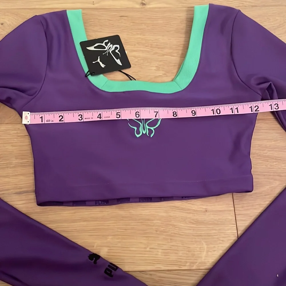 PUMA x Dua Lipa Crop Top Style Activewear Top, size XS - Picture 10 of 13